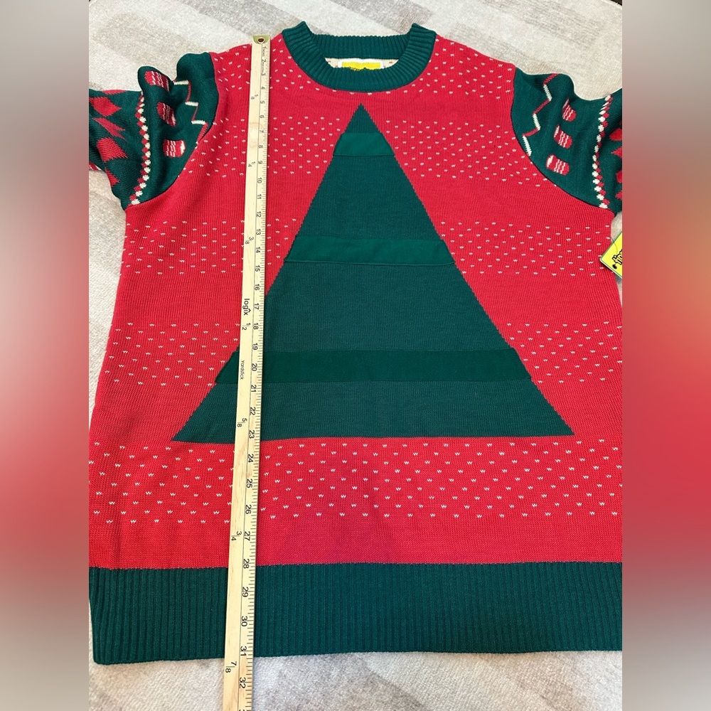 Tipsy Elves Men’s Beer Pong Christmas Tree Ugly Christmas Sweater NWT (Sz XXL) - Picture 7 of 9